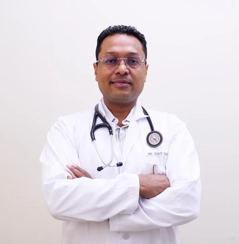 Dr. Amit Gupta is a leading cardiologist in Jaipur at Safe Heart, renowned for his expertise in diagnosing and treating a wide range of cardiovascular conditions. With years of experience and a commitment to patient care, Dr. Gupta combines advanced medical techniques with a compassionate approach. He specializes in preventive cardiology, interventional procedures, and management of chronic heart diseases. His state-of-the-art clinic is equipped with the latest technology, ensuring accurate assessments and effective treatment plans tailored to each patient’s needs. Whether you require routine check-ups or complex cardiac interventions, Dr. Gupta and his dedicated team provide personalized care to help you achieve optimal heart health. Trust Dr. Amit Gupta for comprehensive cardiovascular care in Jaipur.