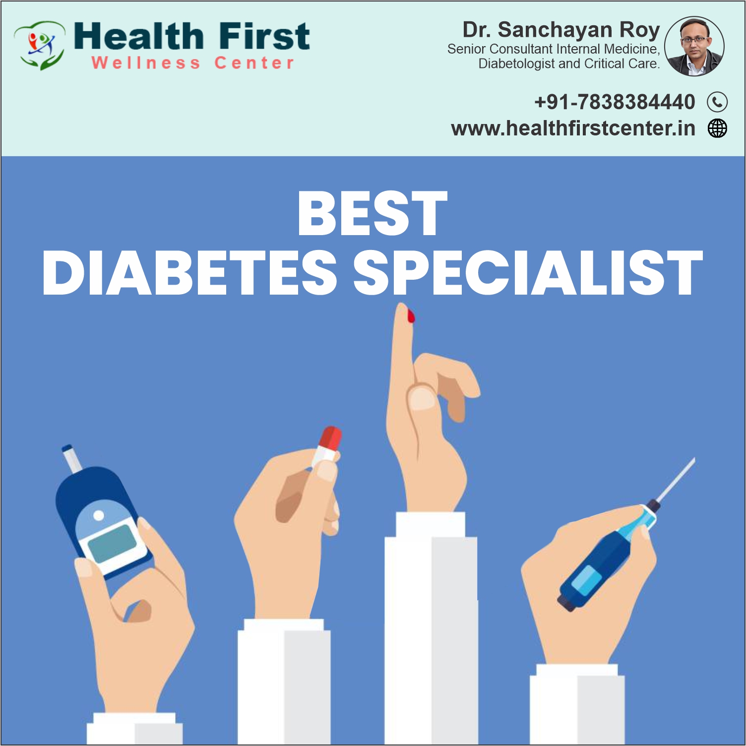 Meet Dr. Sanchayan Roy: Trusted Diabetes Specialist in Delhi