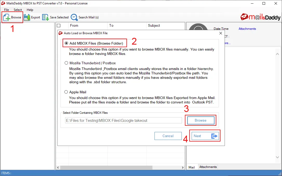 mbox to pst converter