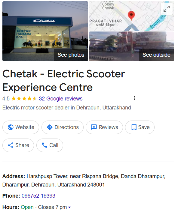 bajaj chetak electric bike