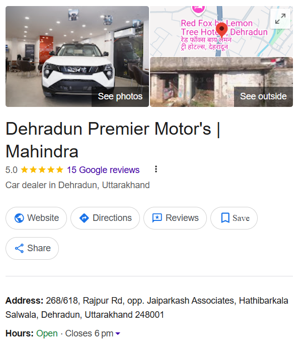 Dehradun Premier Motor’s | Mahindra
