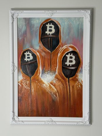 Discover the power of imagination with a surrealist bitcoin painting from BitcoinOilPaintings.com. Our original oil paintings merge surreal artistry with the bold world of bitcoin, creating one-of-a-kind visual experiences. Explore now.